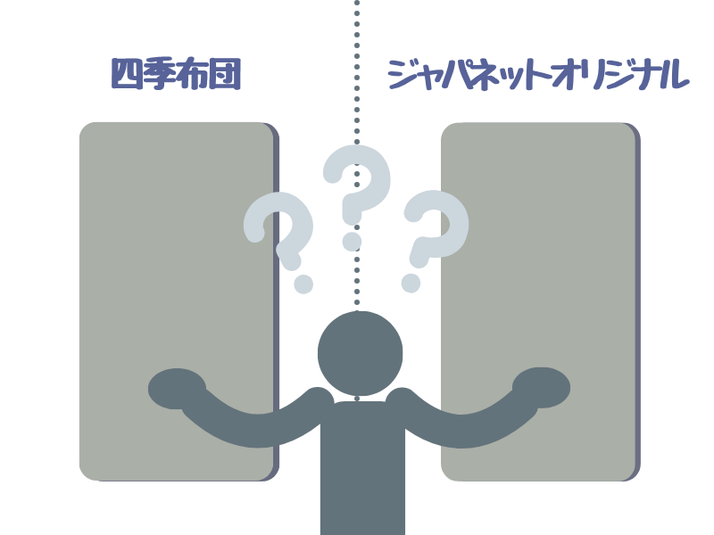 ジャパネットと悩む図